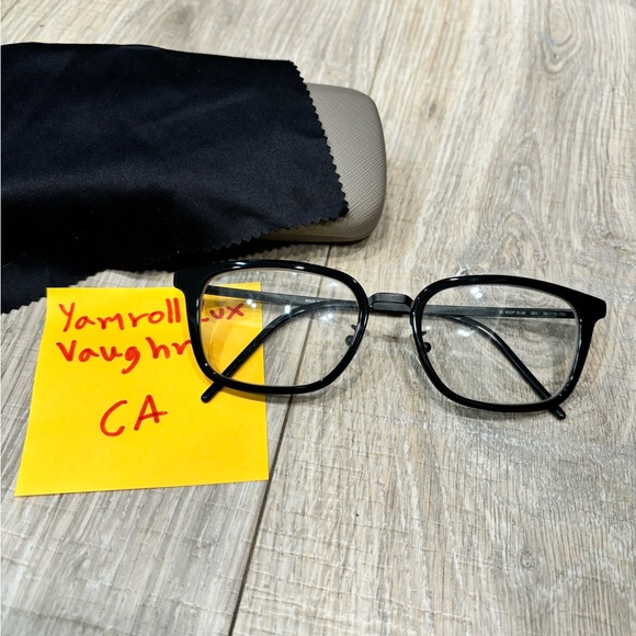 Authentic eyeglasses Unisex SAINT LAURENT SL-452/F-SLIM 001 - Picture 1 of 9